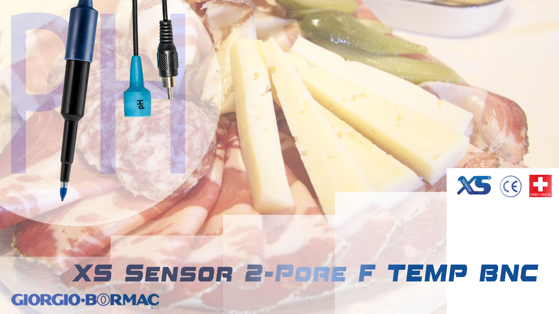 الکترود پی اچ نفوذی گوشت مدل  XS Sensor 2-Pore F T