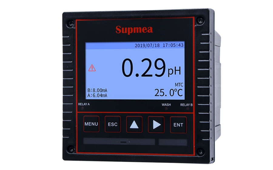 مشخصات قیمت و خرید پنل کنترلر تابلویی PH و ORP  مدل SUPMEA SUP-PH8.0 